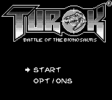 Turok - Battle of the Bionosaurs (Japan) Title Screen